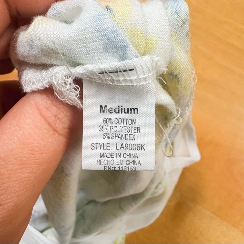Laura Ashley Girls Yellow & White Floral Cold Shoulder Mesh Detail Jumpsuit M